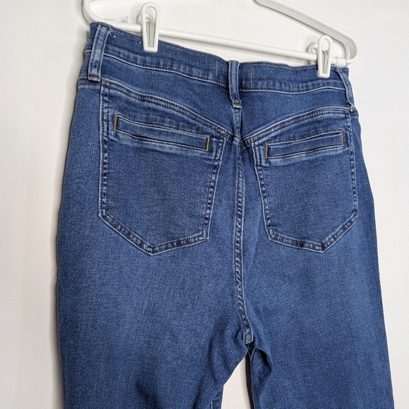 Madewell Medium Wash Blue Denim Skinny Flare Jean 31T - Picture 7 of 15